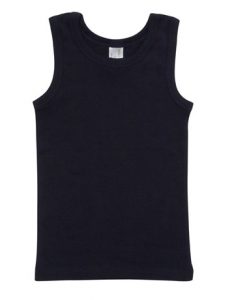 babies singlet black 0