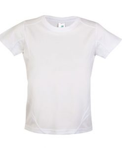 kids sports tee cool dry tshirt white 10