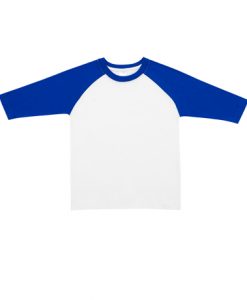 kids two tone 34 tee white bodyroyal trim 10