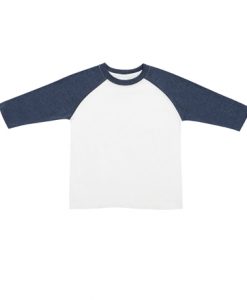 kids two tone 34 tee whitenavy marl 10