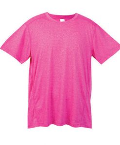 mens action 130 tee hot pink large