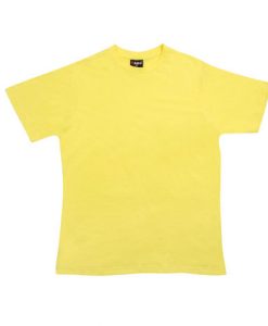 mens breeze t shirt lemon medium