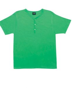 mens henley t shirt emerald green xxl