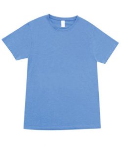 mens marl blend t shirt sky blue small