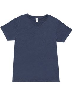 Mens Marl Vee Tee - Navy, Large