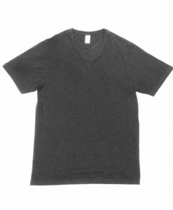 mens raw vee tee charcoal small