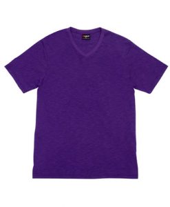 mens raw vee tee purple medium