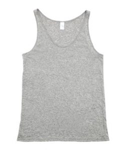 mens t back singlet grey marle xl
