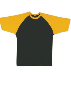 mens two tone tee blackgold 3xs