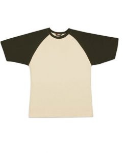 mens two tone tee boneblack 3xs