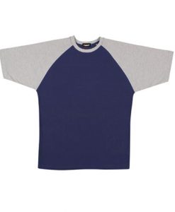 mens two tone tee navygrey large
