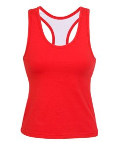 womens brassiere singlet red 14