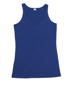 Womens Jersey Singlet - Royal, 14