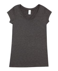 womens marl blend t shirt charcoal 6