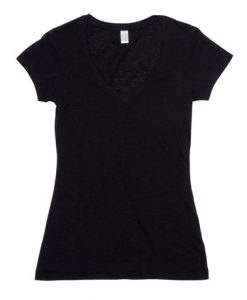 womens raw vee tee black 18