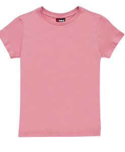Womens Slim Fit Tee - Pale Pink, 10