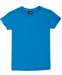 womens slim fit tee sky blue 14