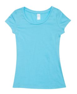 womens spandex tee aqua 8